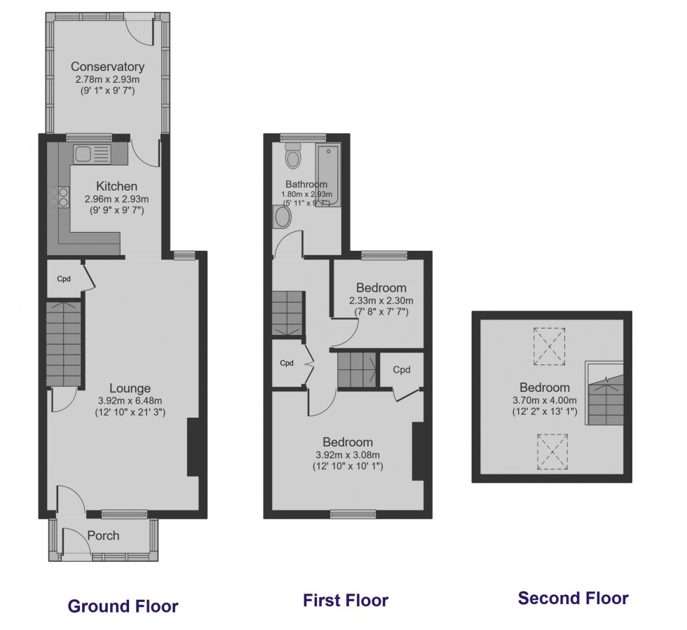 Floorplan for Pontefract Road, Broomhill, Barnsley