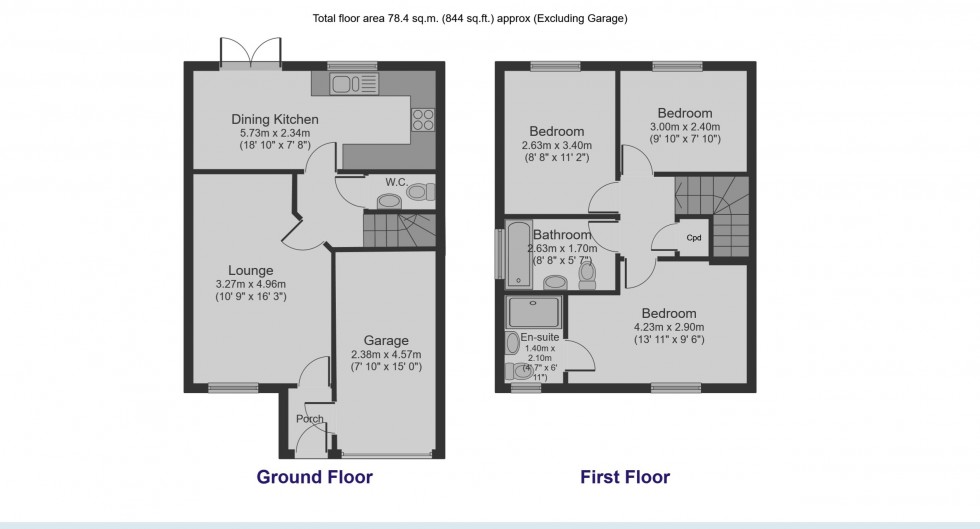 Floorplan for Bluebell Bank, Barnsley