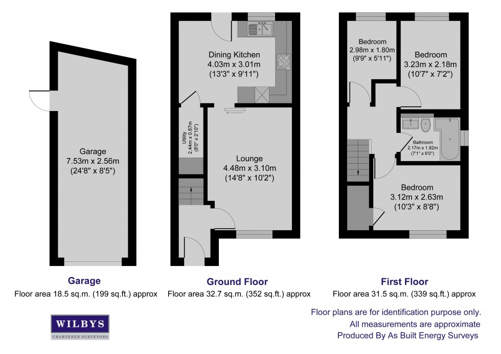Floorplan for Swallow Close, Darton, Barnsley