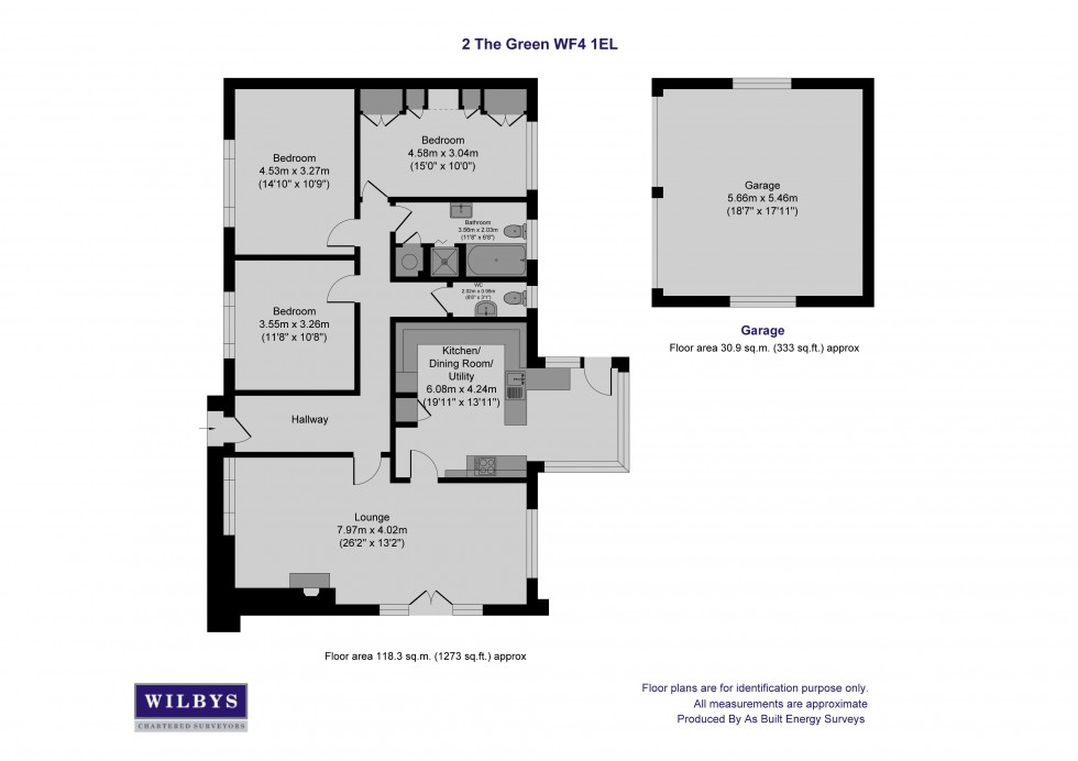 Floorplan for Old Sharlston, Wakefield