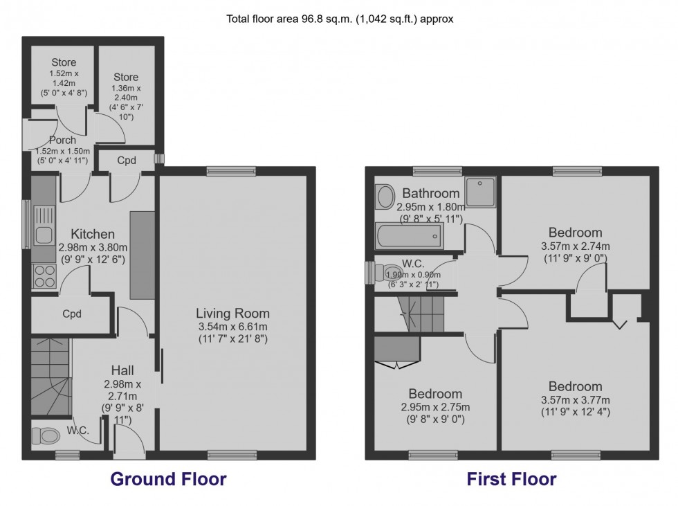 Floorplan for Woodstock Road, Barnsley