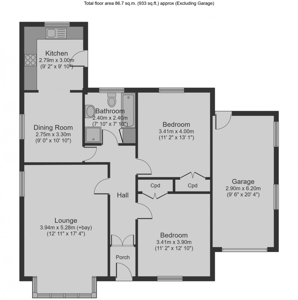 Floorplan for Burton Road, Monk Bretton, Barnsley
