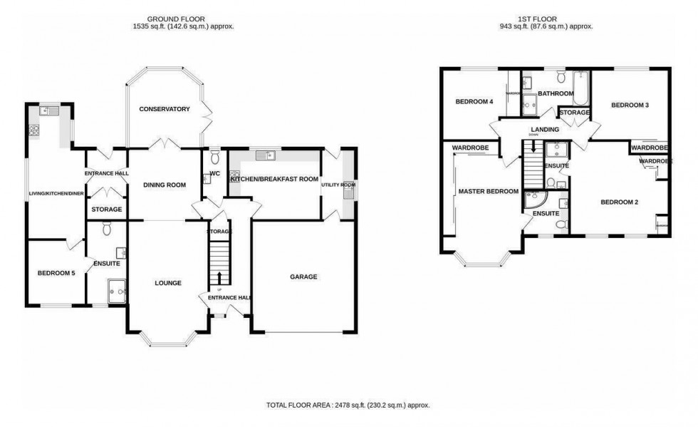 Floorplan for Belridge Close, Redbrook, Barnsley