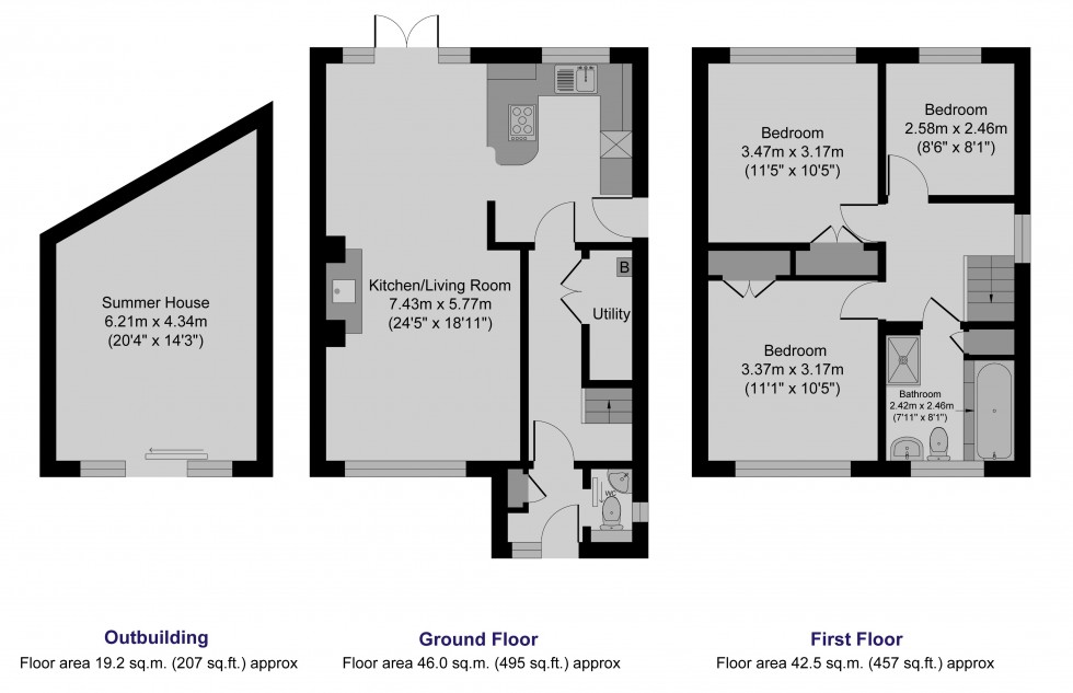 Floorplan for Meadow View, Worsbrough, Barnsley
