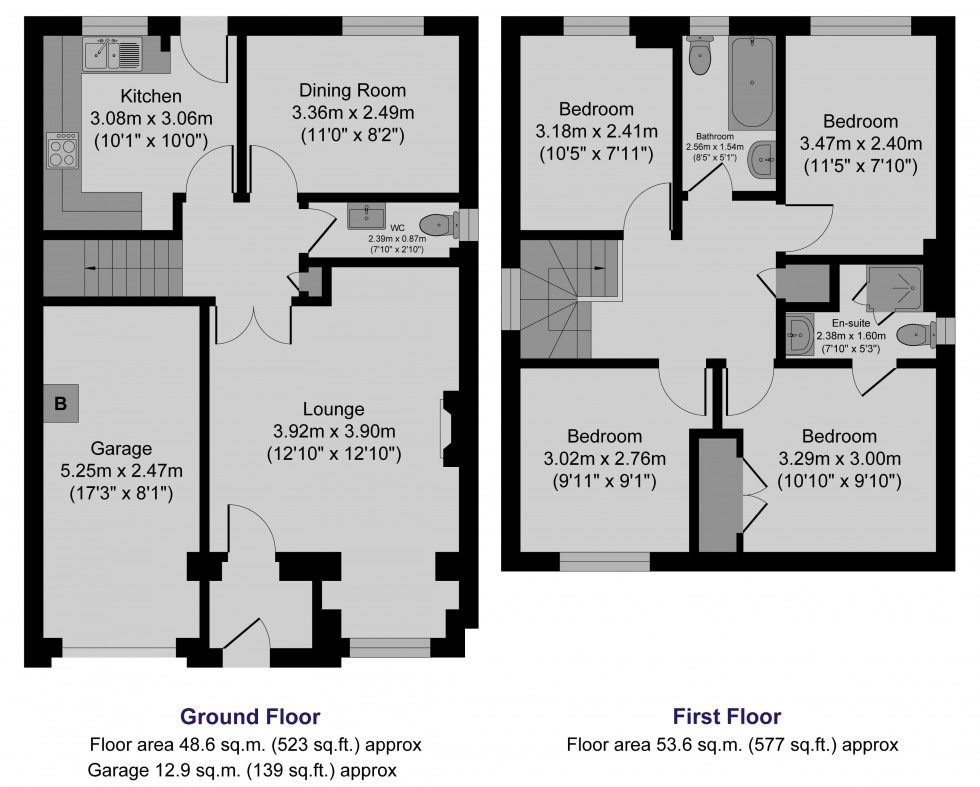 Floorplan for Barden Drive, Redbrook, Barnsley