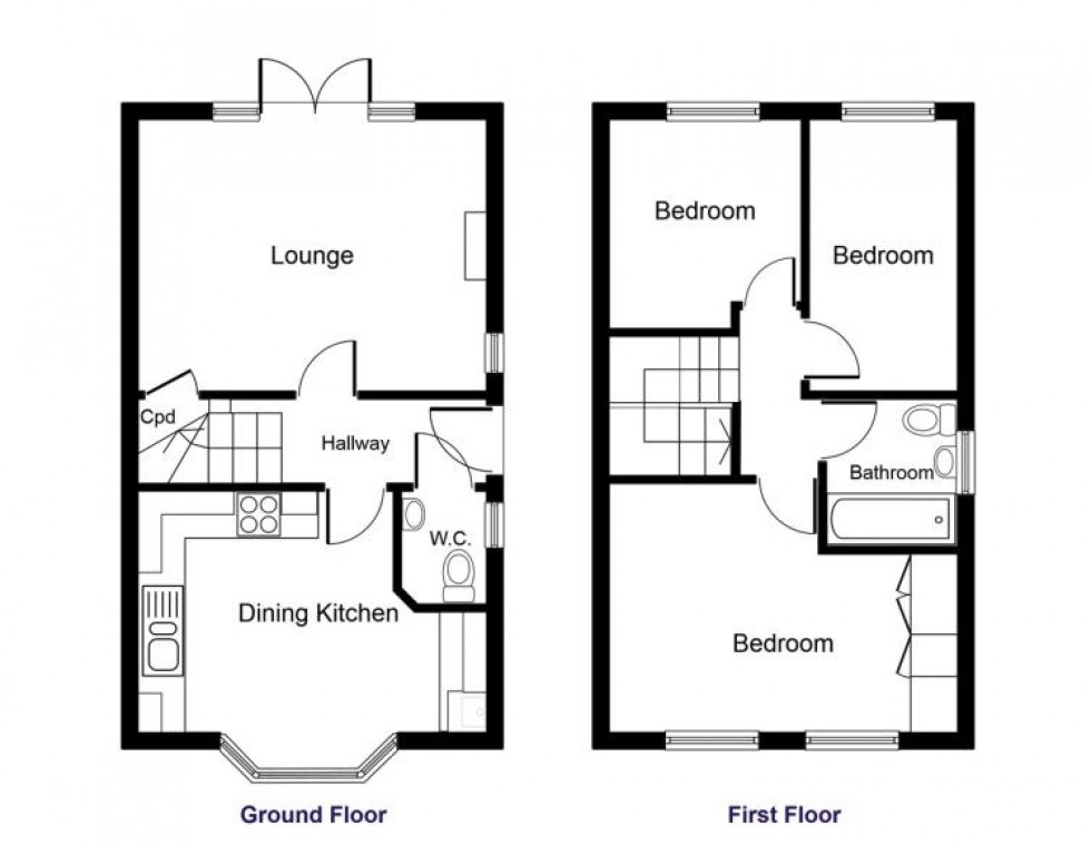 Floorplan for Ashleigh Vale, Barnsley
