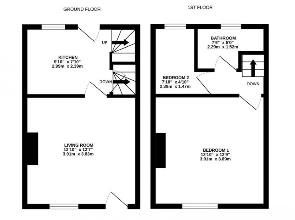 Floorplan for Sheffield Road, Penistone, Sheffield