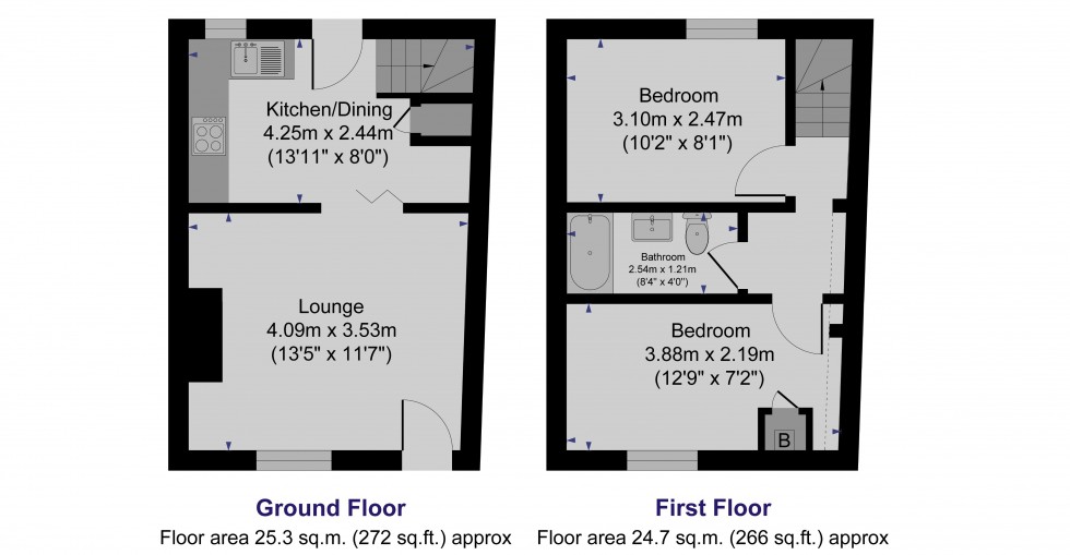 Floorplan for White Cross Road, Cudworth, Barnsley