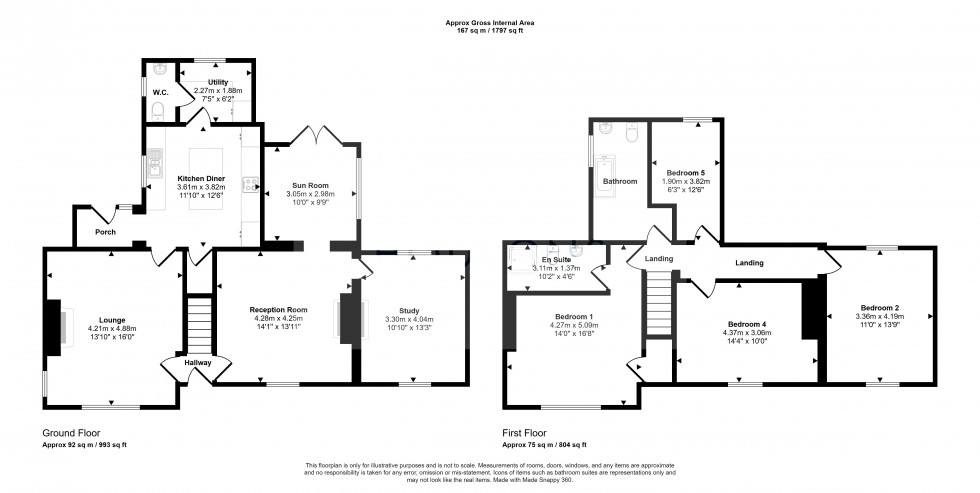 Floorplan for New Road, Old Snydale, Pontefract