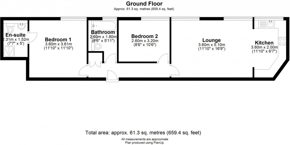 Floorplan for Leecrest House, Doncaster Road, Barnsley