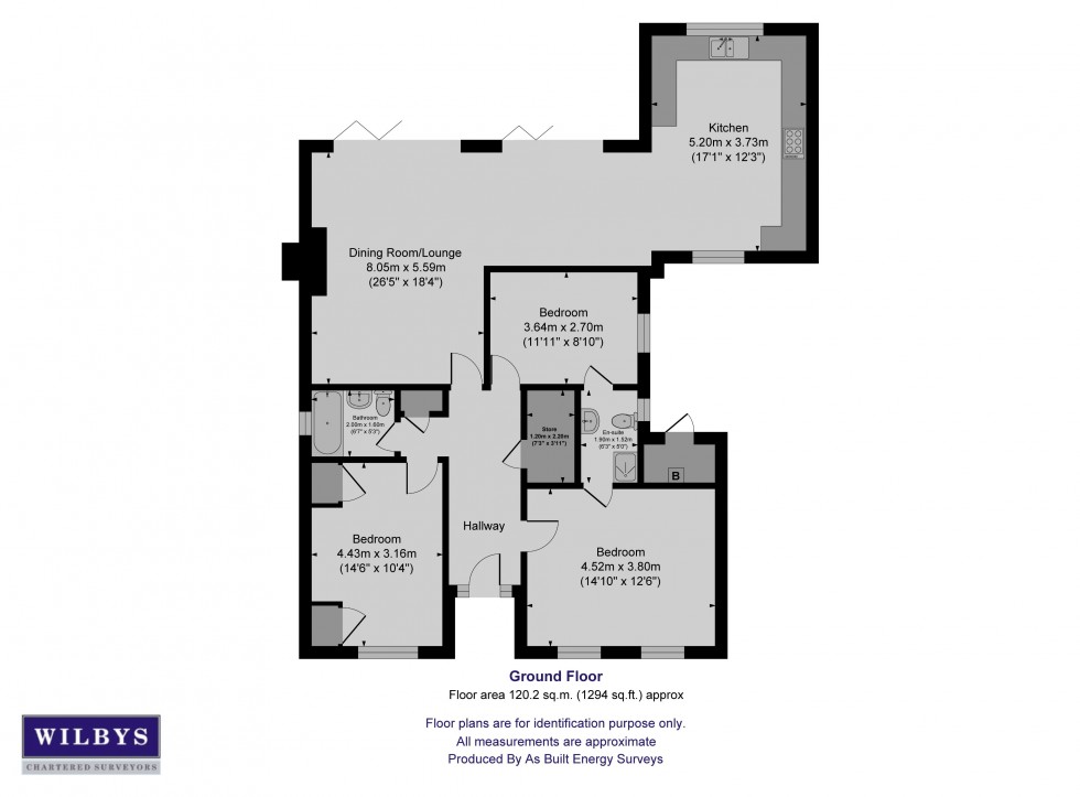 Floorplan for Intake Lane, Gawber, Barnsley