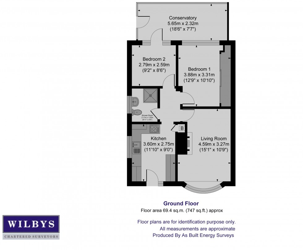 Floorplan for Burnham Way, Darfield, Barnsley