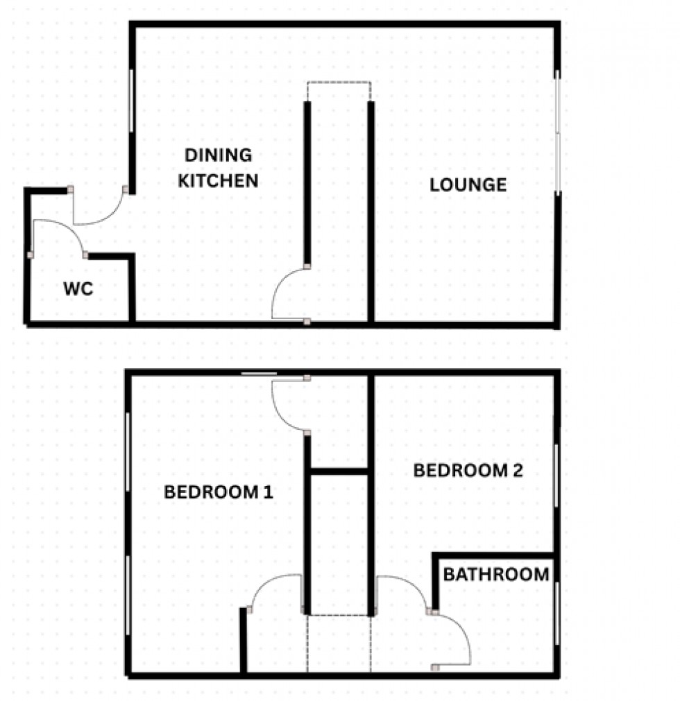 Floorplan for Fox Royd, Shepley, Huddersfield