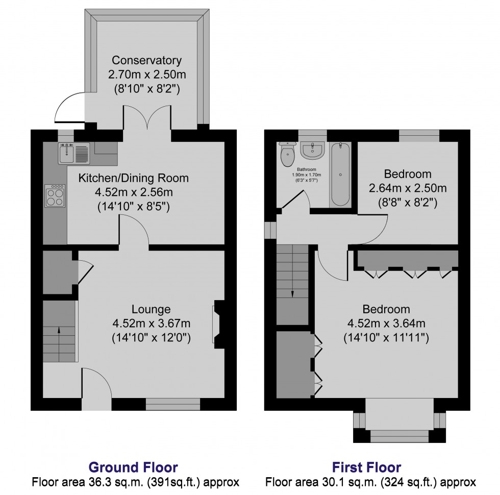Floorplan for Beaulieu Close, Mapplewell, Barnsley