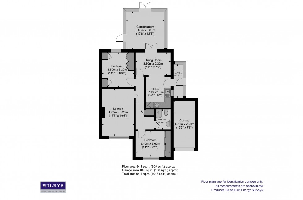 Floorplan for Ambleside Grove, Ardsley, Barnsley