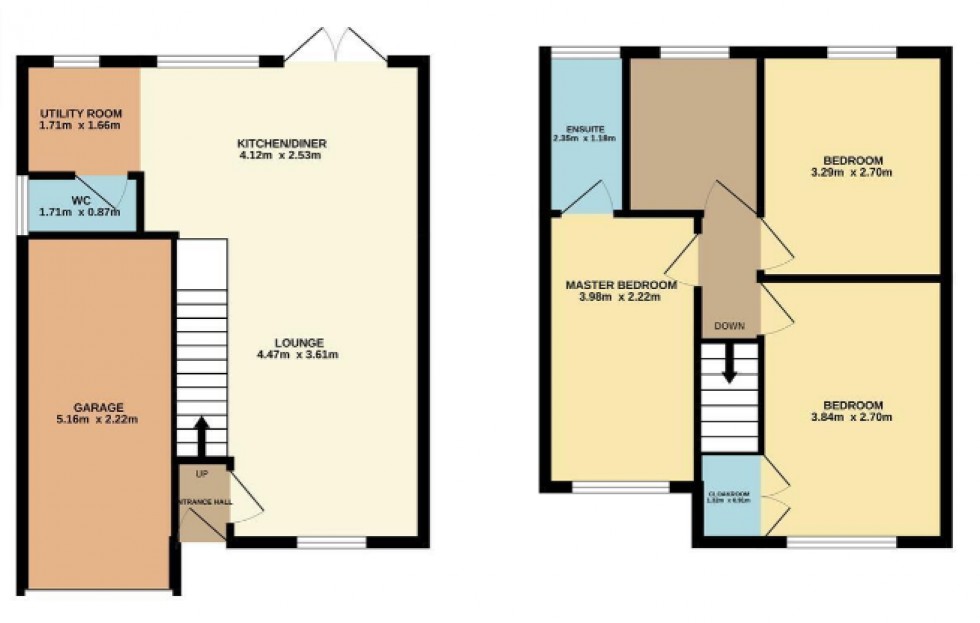 Floorplan for Dearne Hall Park, Barugh Green, Barnsley