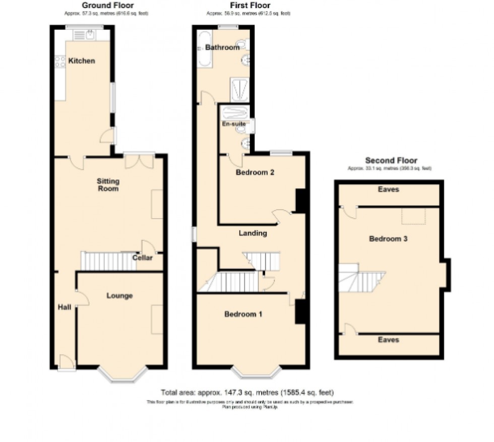 Floorplan for Shaw Lane, Barnsley