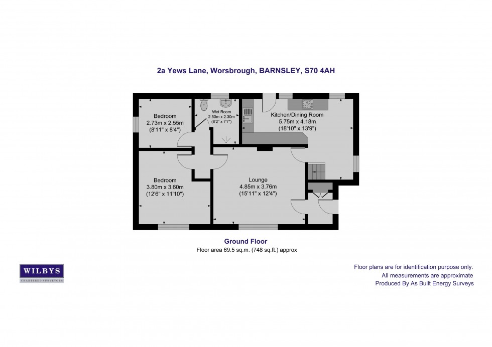 Floorplan for Yews Lane, Worsbrough, Barnsley