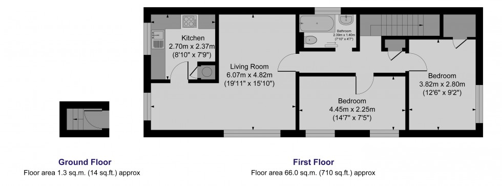 Floorplan for Queens Drive, Barnsley