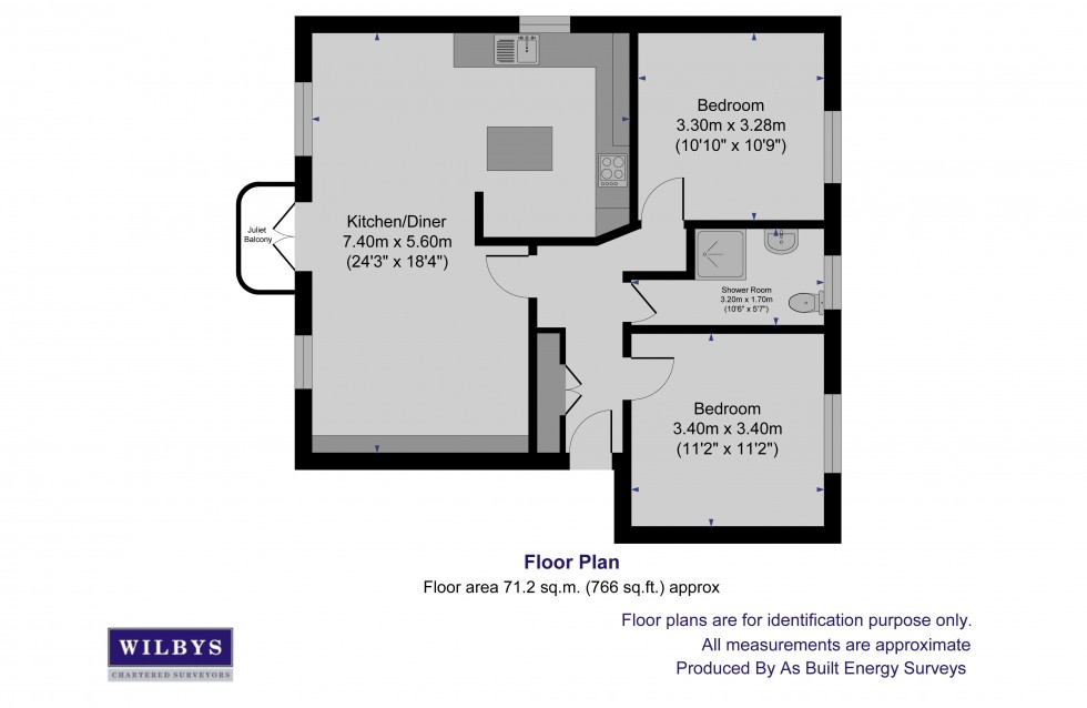 Floorplan for Midhope Way, Pogmoor, Barnsley