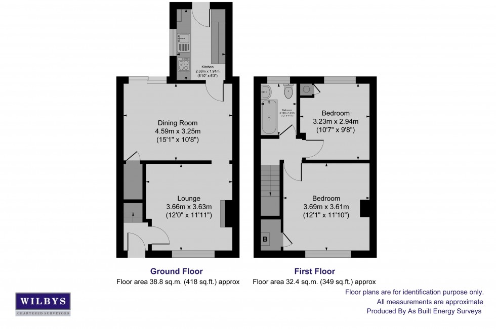 Floorplan for Westgate, Monk Bretton, Barnsley