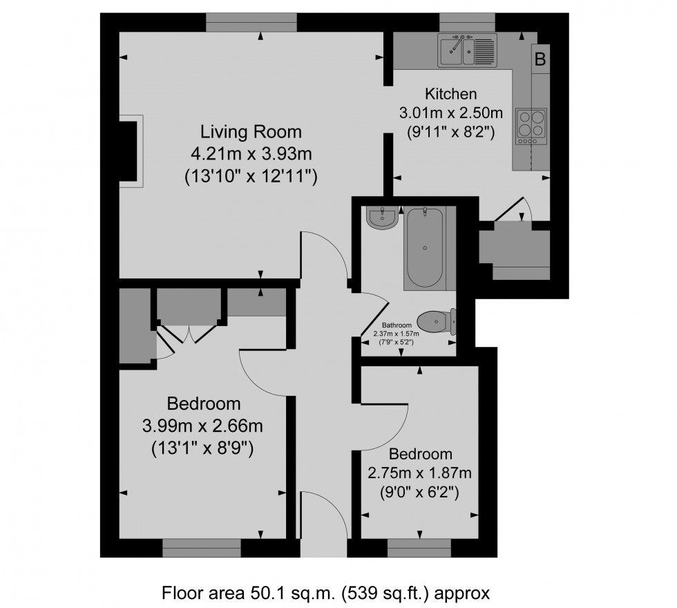 Floorplan for Chapel Mews, Staincross, Barnsley