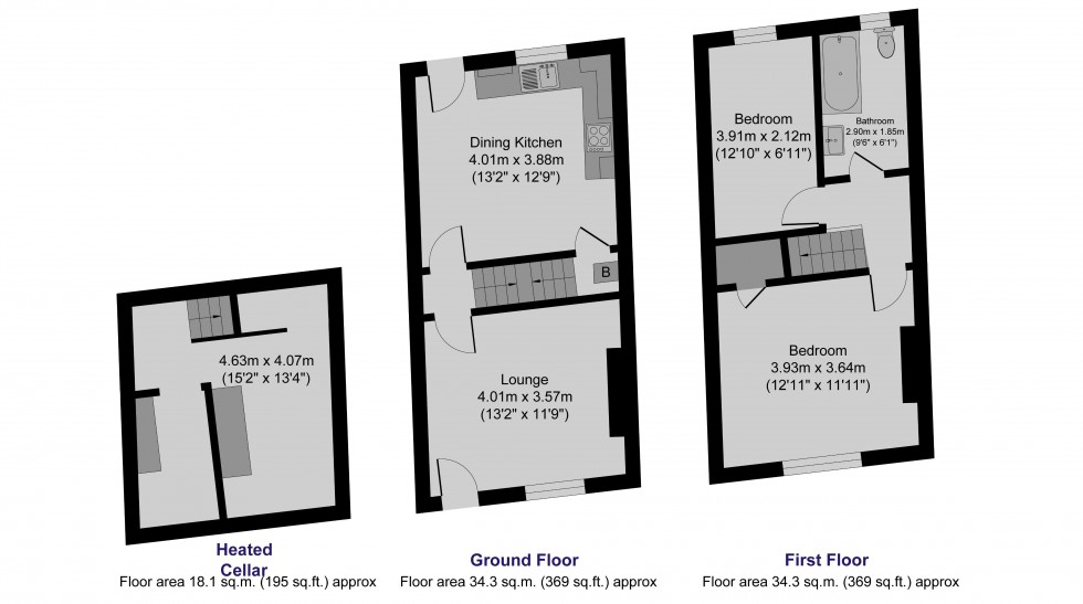 Floorplan for Racecommon Road, Barnsley