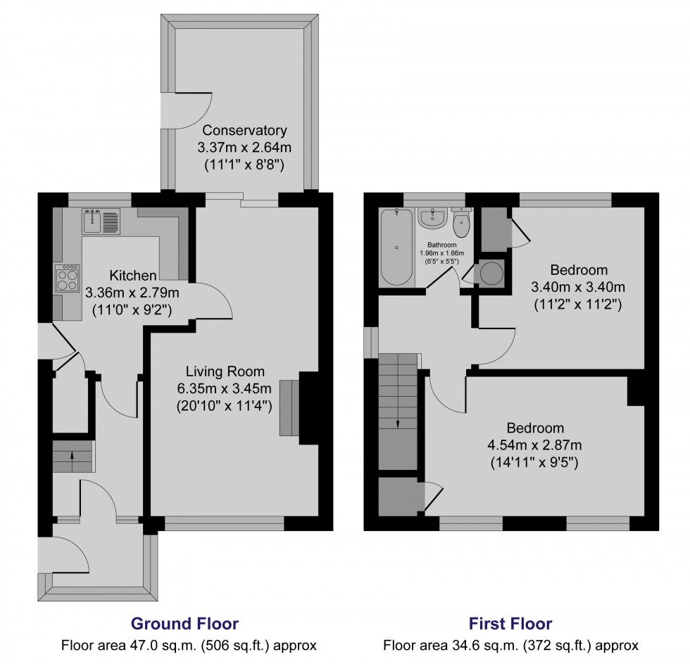Floorplan for High Street, Monk Bretton, Barnsley