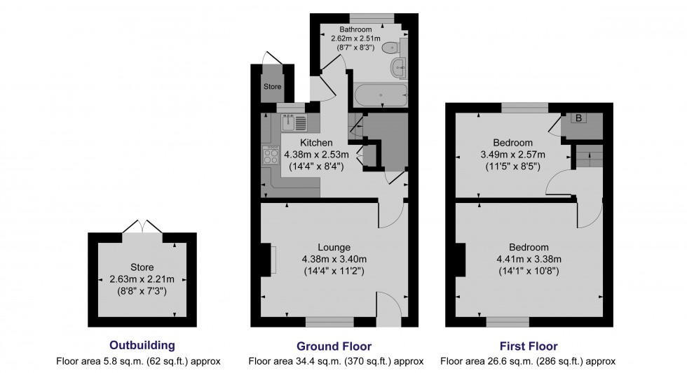Floorplan for Claycliffe Terrace, Barnsley