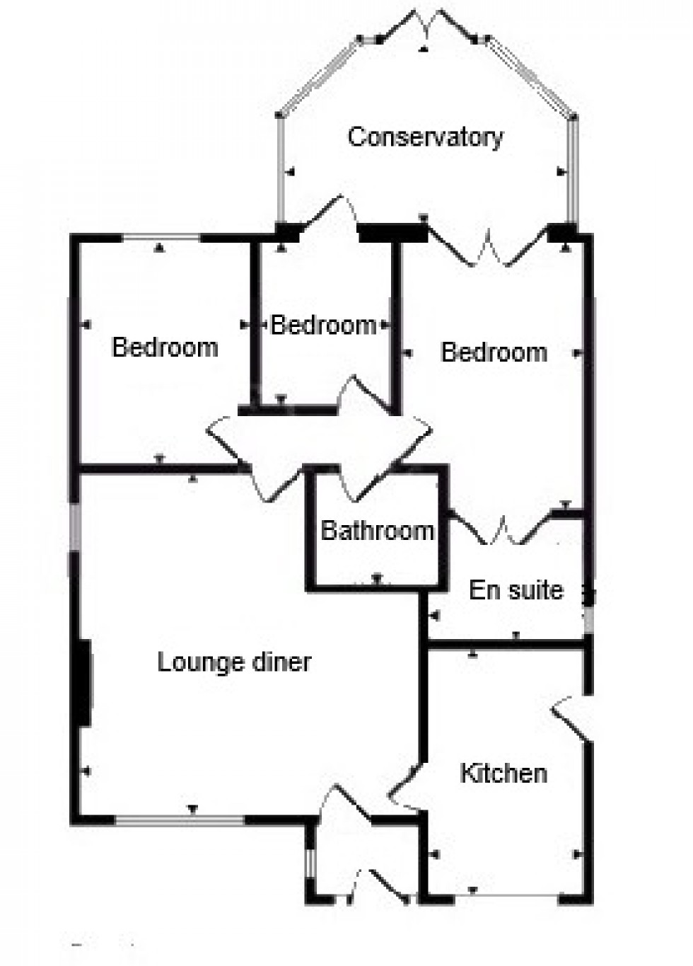 Floorplan for Meadowfield Drive, Hoyland, Barnsley
