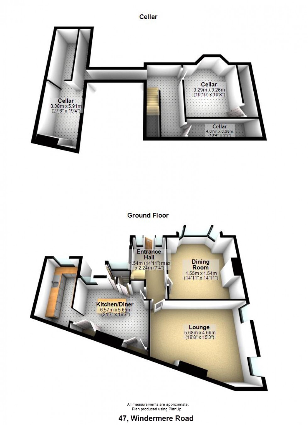 Floorplan for Windermere Road, Barnsley