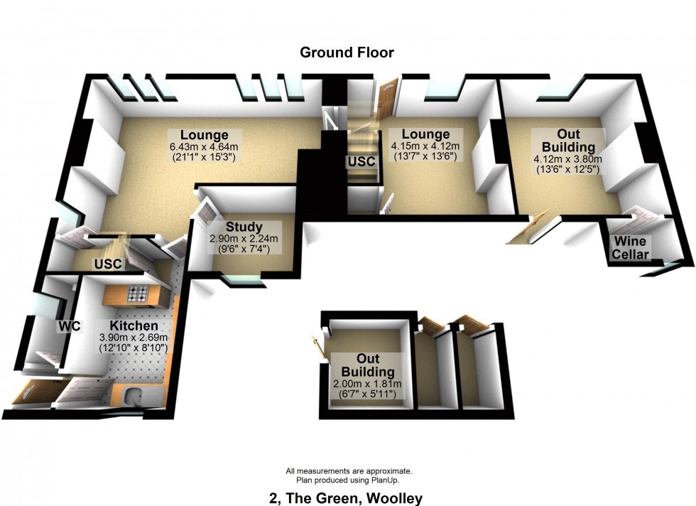 Floorplan for The Green, Woolley, Wakefield