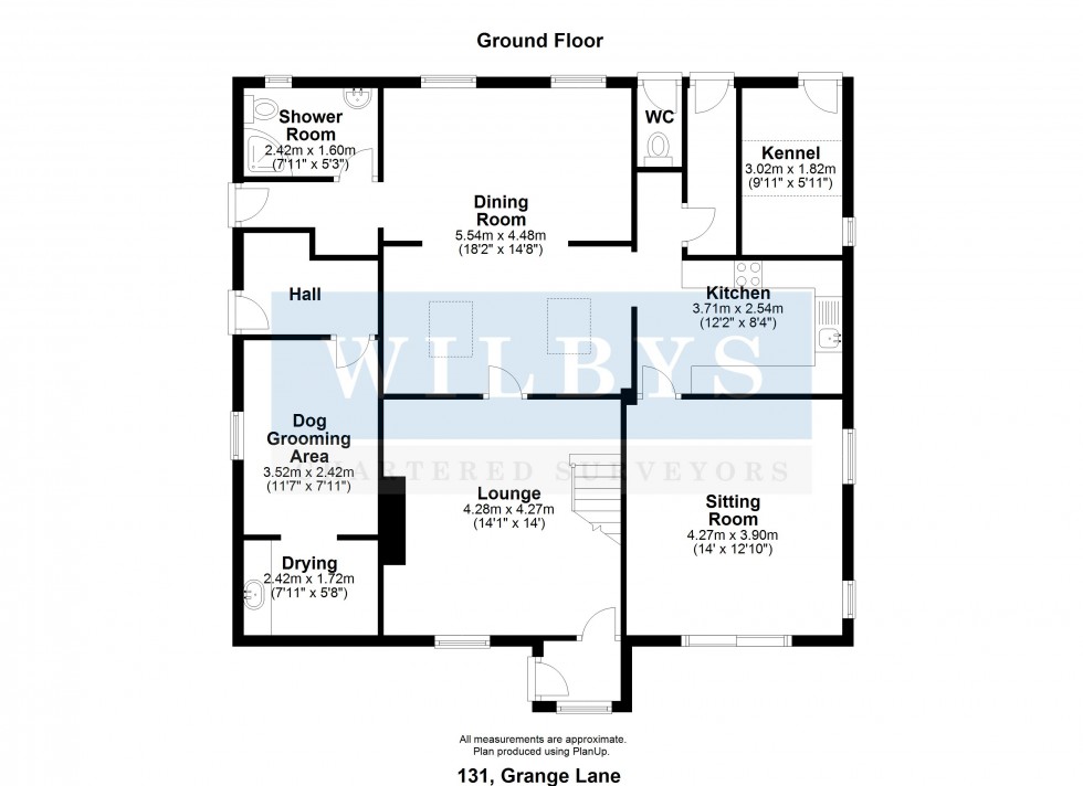 Floorplan for Grange Lane, 131 Grange Lane, Thorpe Hesley, Rotherham