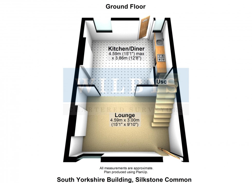 Floorplan for South Yorkshire Buildings, Silkstone Common, Barnsley